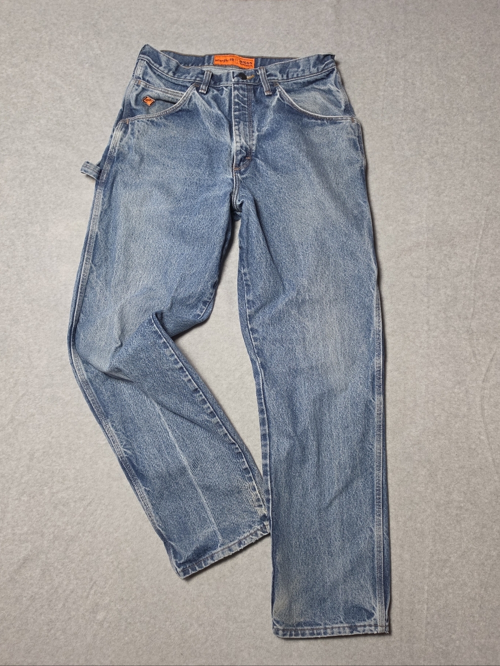 Wrangler Riggs FR Carpenter 33 X 34 Relaxed Fit Jeans Work